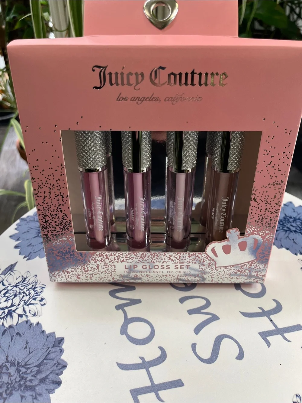 Juicy Couture Pink Lip Gloss Set — Four Pink Shades